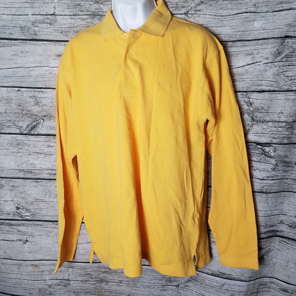 Scullers Yellow Long Sleeve Tshirt Size XL.Pit to pit approx:  22 inches Righ
